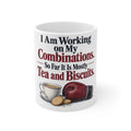 I Am Working on My Combinations. So Far It Is Mostly Tea and Biscuits. | Funny Boxing Mug | Banterpip