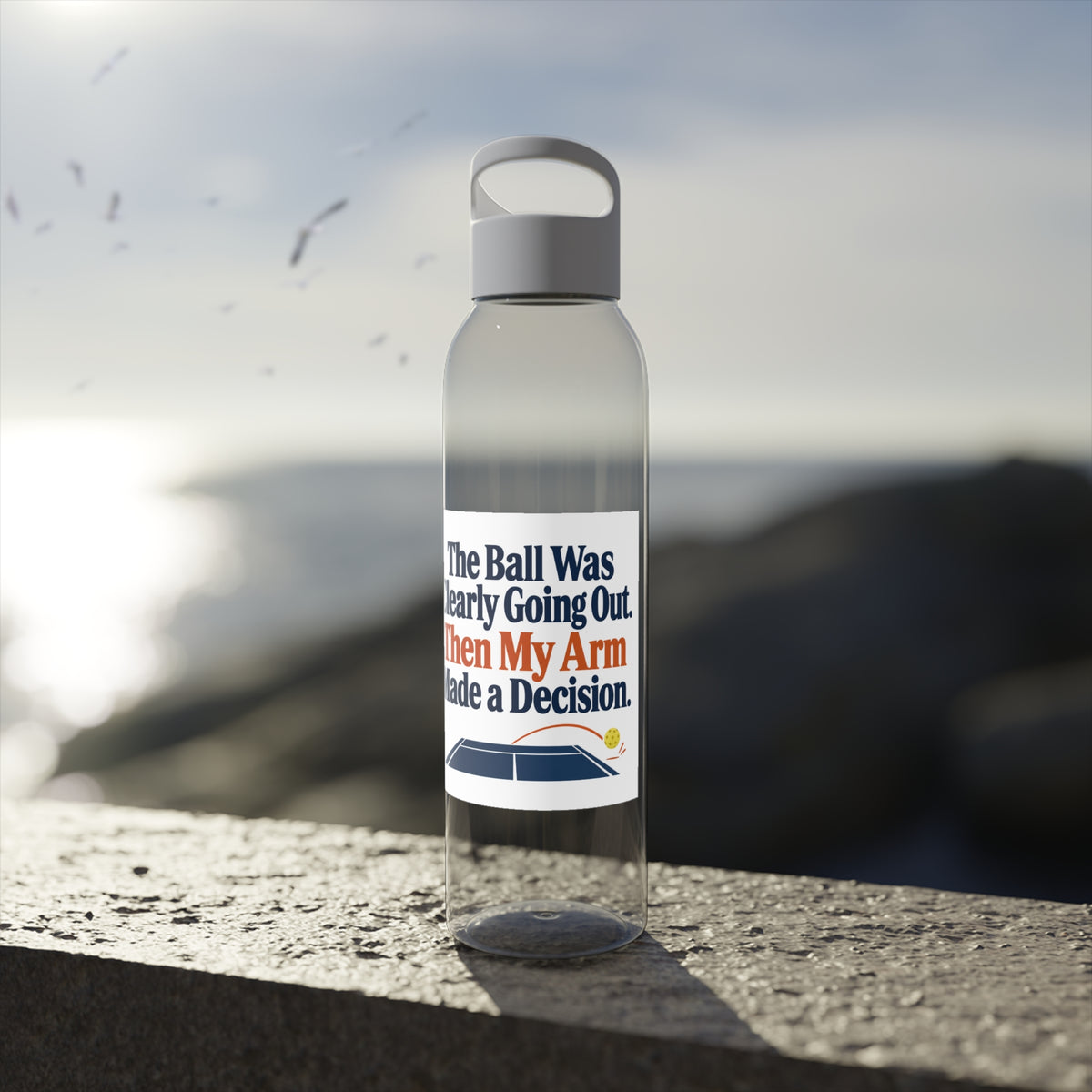 The Ball Was Clearly Going Out. Then My Arm Made a Decision. | Pickleball Water Bottle Gift | Banterpip
