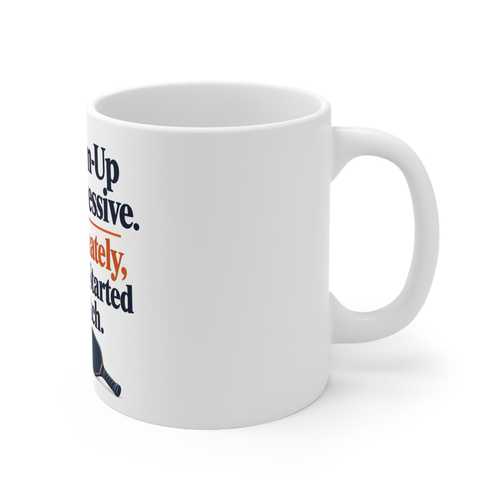 My Warm-Up Was Impressive. Unfortunately, Someone Started the Match. | Funny Pickleball Mug | Banterpip