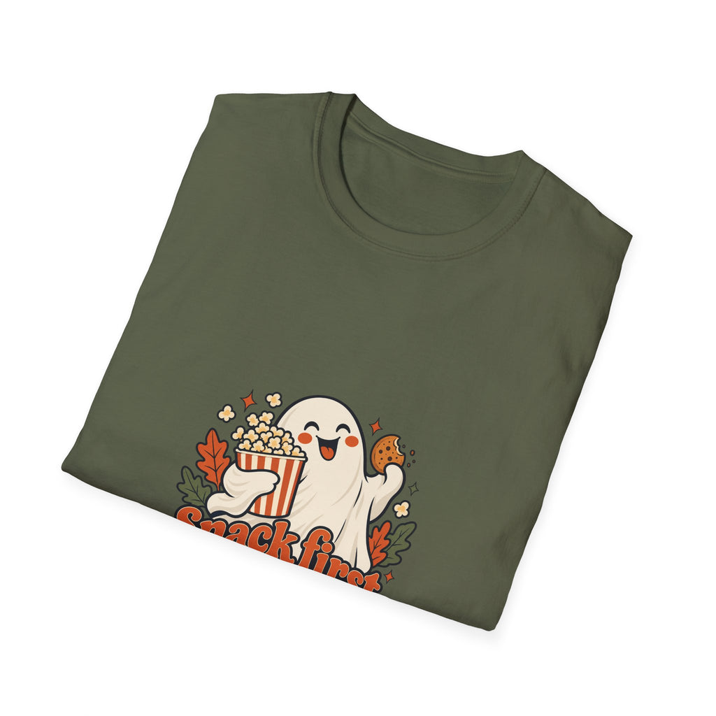 Snack first. Spook later. | Original Adult Tee Gift | Banterpip