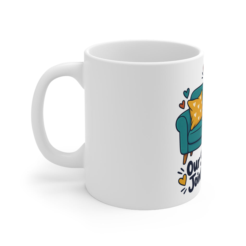 Our Sofa Has Joint Custody | Funny Partner Mug Gift | Banterpip