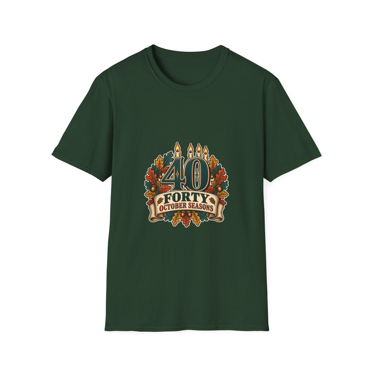 Forty October Seasons | 40th Birthday T-Shirt | Banterpip