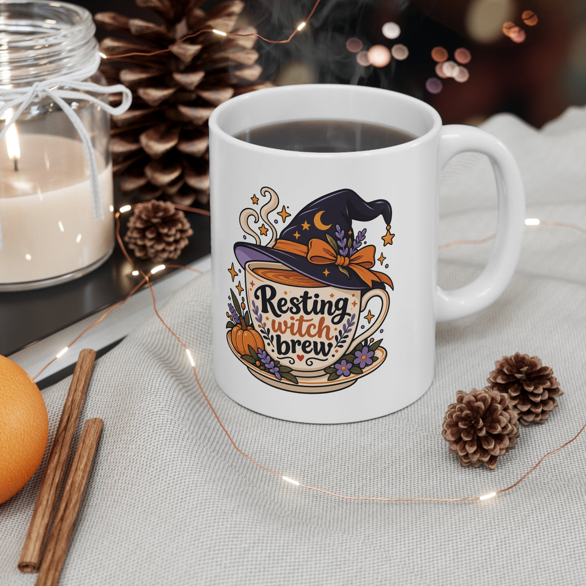 Resting Witch Brew Mug | Funny Halloween Tea and Coffee Gift | Banterpip