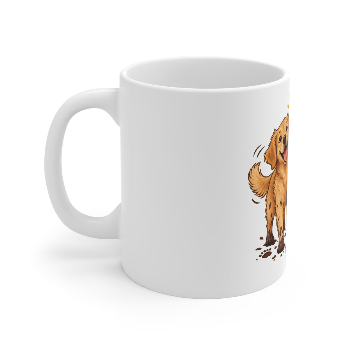 Weather Forecast: Paw Prints Indoors | Funny Dog Owner Mug | Banterpip