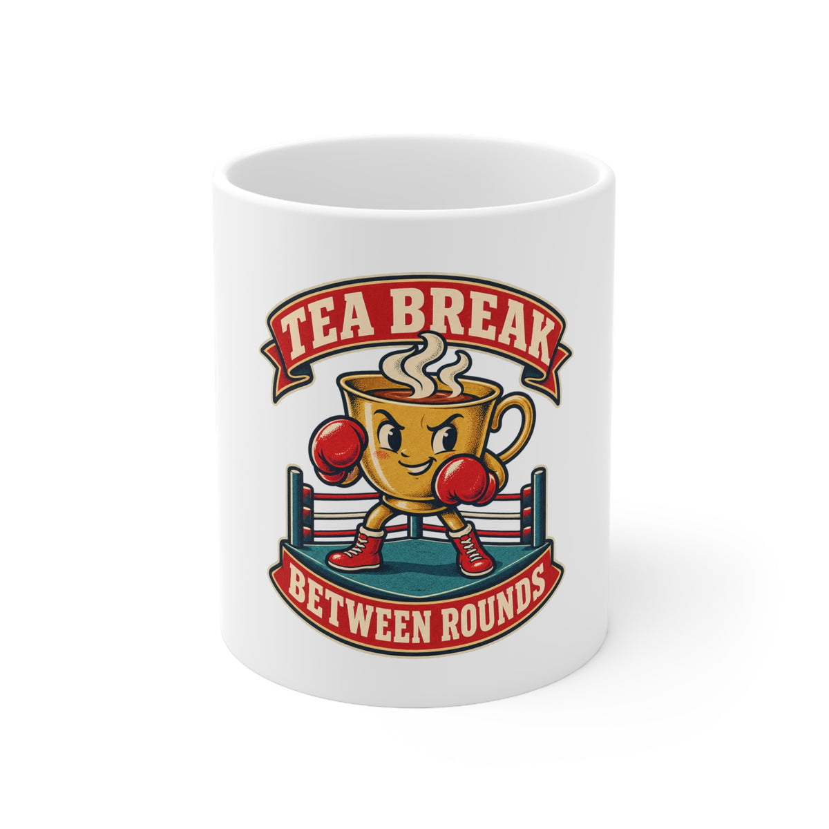 Tea Break Between Rounds | Boxing Fan Mug | Banterpip