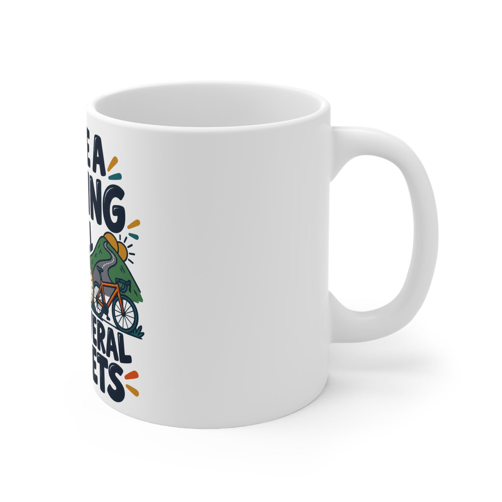 I Have a Meeting With a Hill and Several Regrets | Funny Cycling Mug | Banterpip