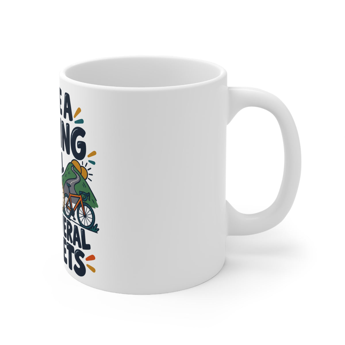 I Have a Meeting With a Hill and Several Regrets | Funny Cycling Mug | Banterpip