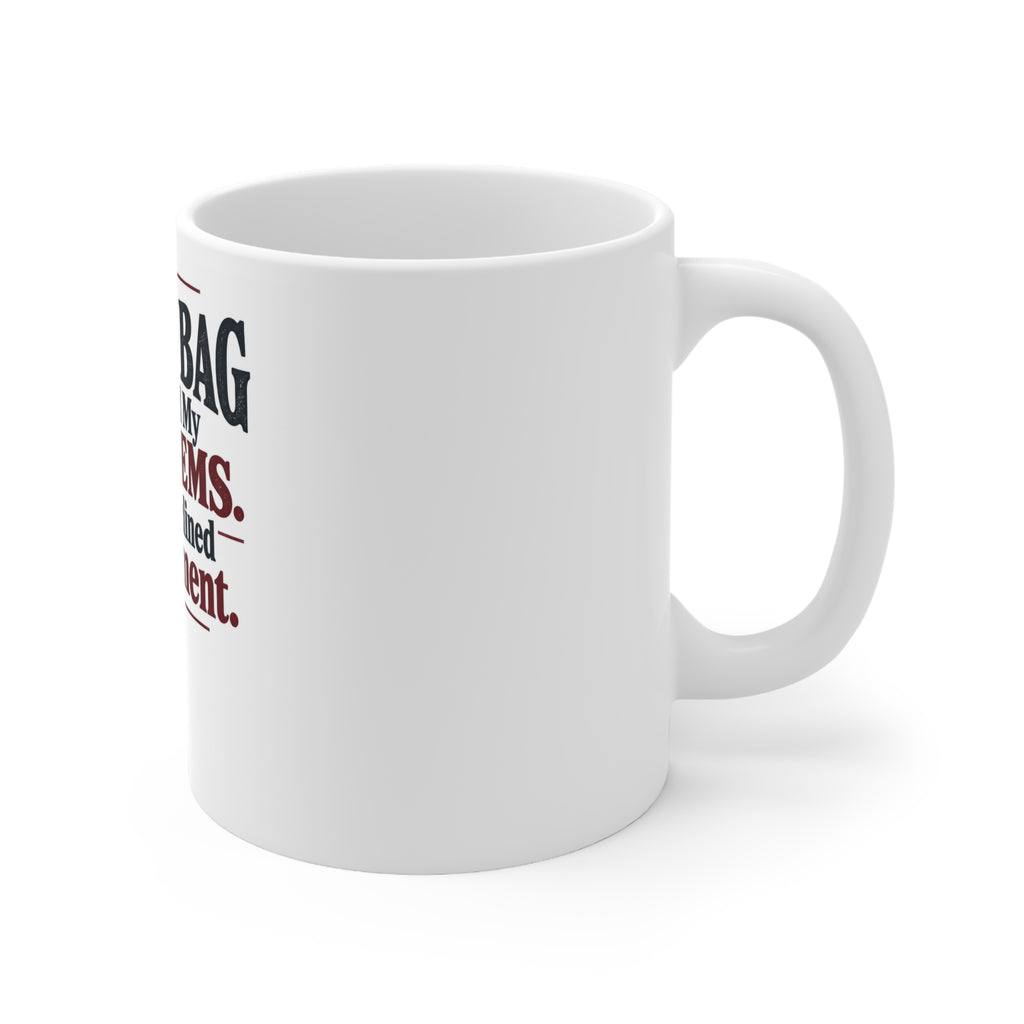 The Punch Bag Has Heard My Problems. It Has Declined to Comment. | Funny Boxing Mug | Banterpip