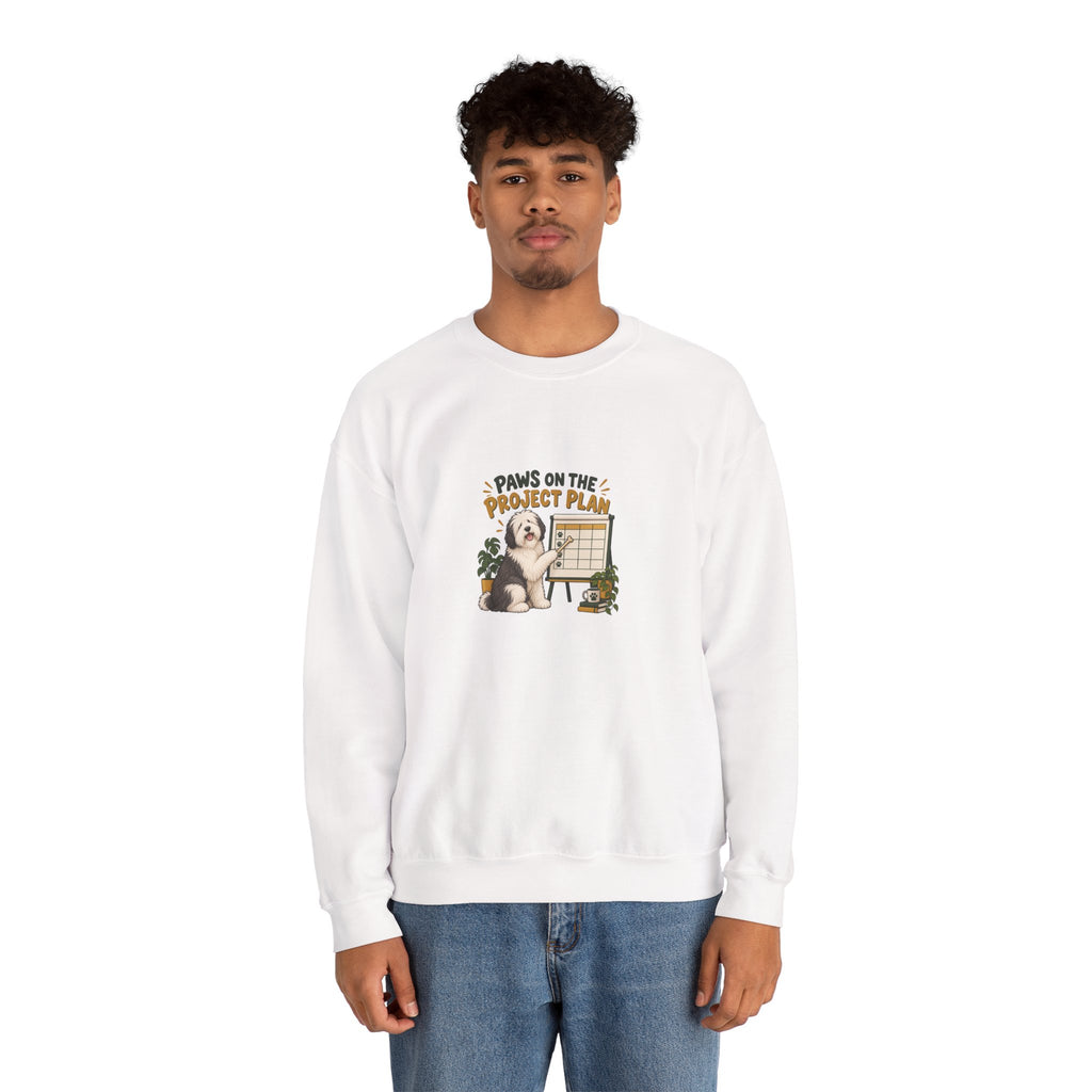 Paws on the Project Plan | Dog Owner Sweatshirt Gift | Banterpip