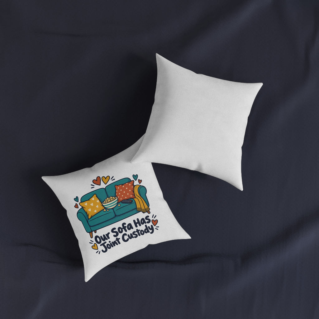 Our Sofa Has Joint Custody | Partner Humour Cushion Gift | Banterpip