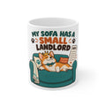 My Sofa Has a Small Landlord | Funny Dog Owner Mug | Banterpip