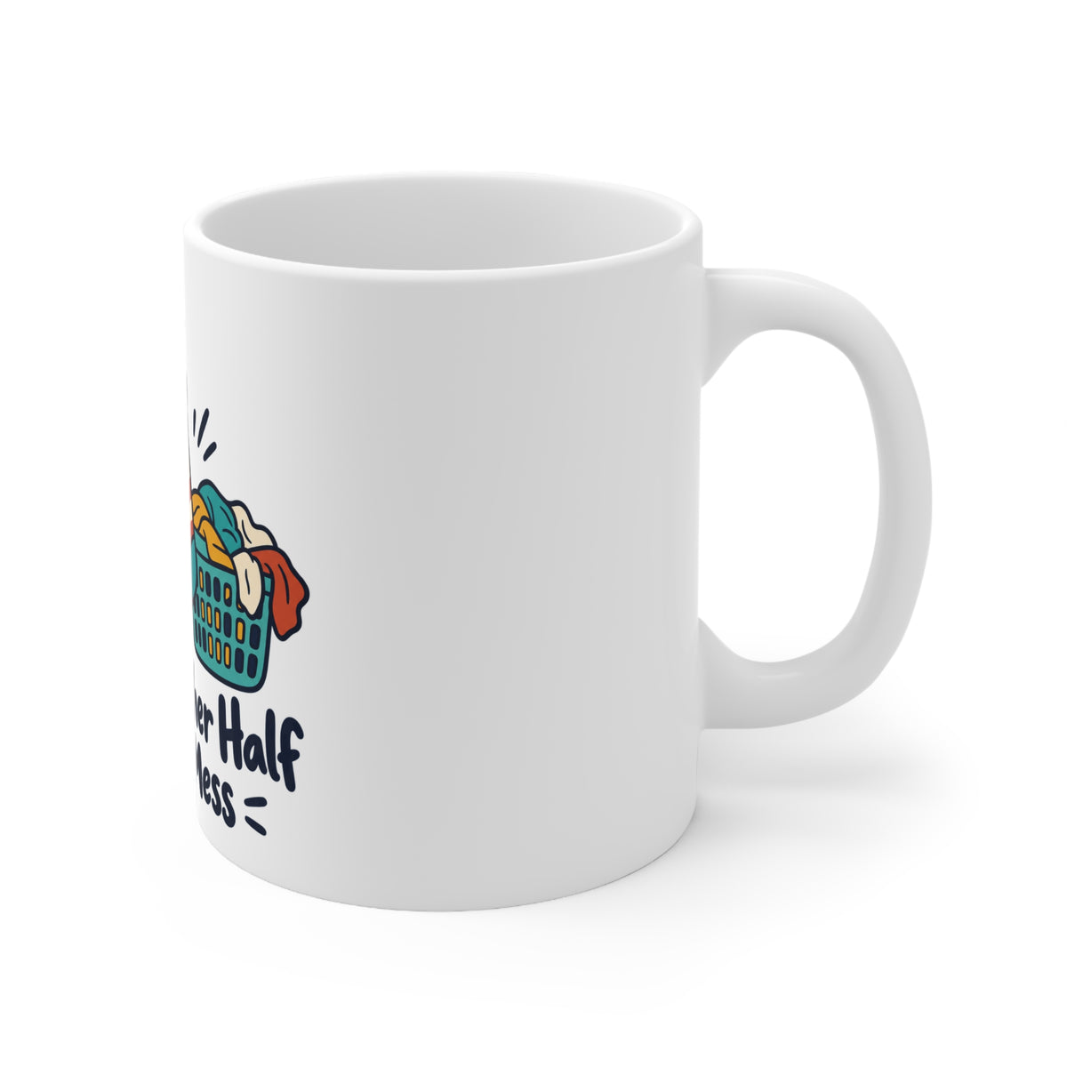 Official Other Half of This Mess | Funny Partner Mug Gift | Banterpip