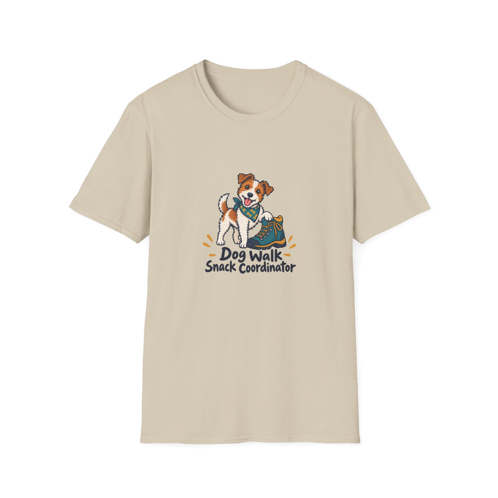 Dog Walk Snack Coordinator | Original Adult T-Shirt Gift | Banterpip