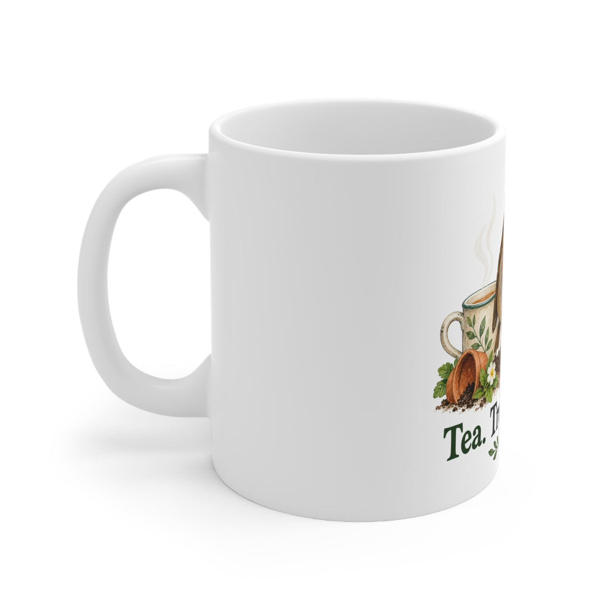 Tea. Trowel. Repeat. | Funny Gardening Mug | Banterpip