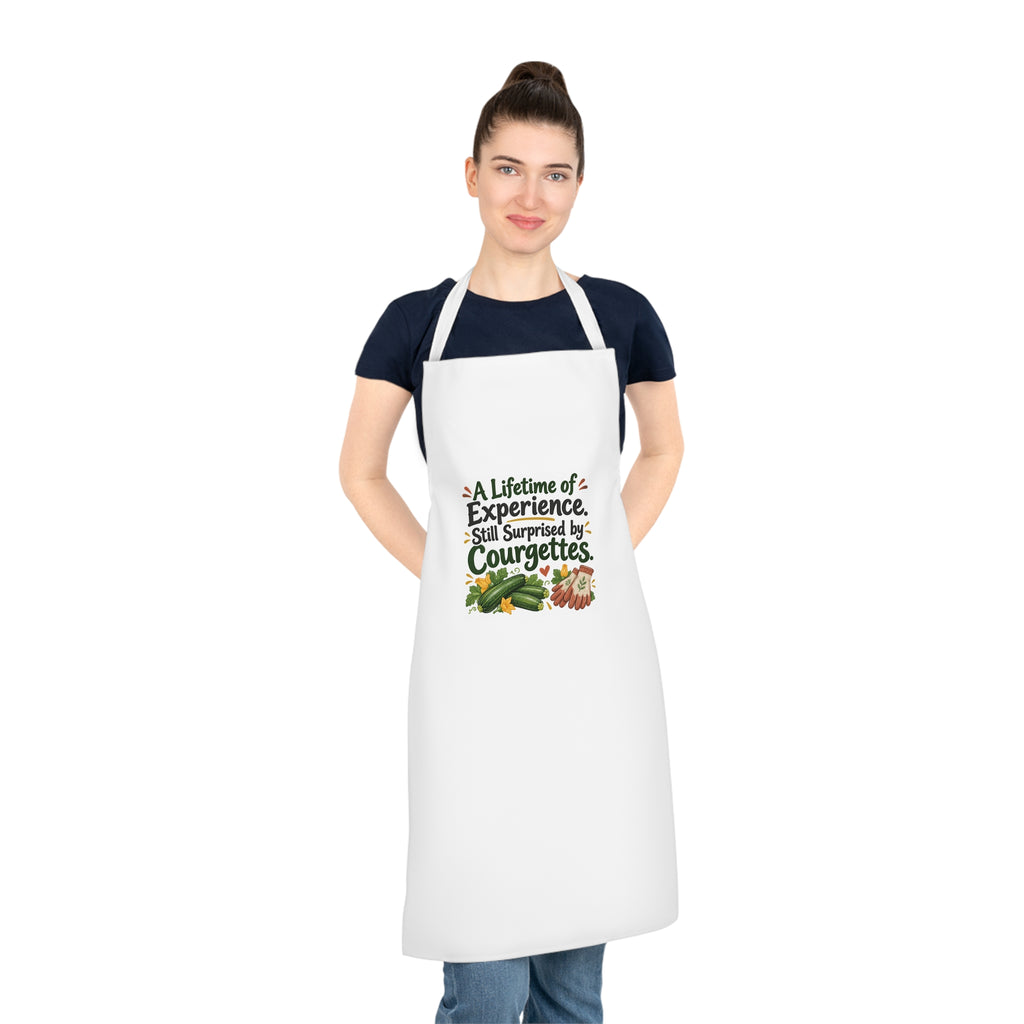 A Lifetime of Experience. Still Surprised by Courgettes. | Gardening Apron Gift | Banterpip