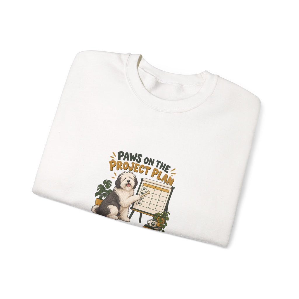 Paws on the Project Plan | Dog Owner Sweatshirt Gift | Banterpip