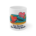 Two Hearts, One Missing Remote | Funny Partner Mug Gift | Banterpip