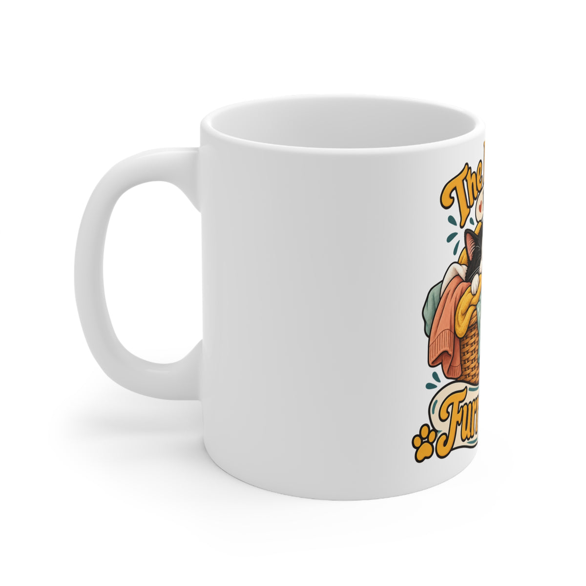 The Laundry Has a Furry Tenant | Funny Cat Owner Mug | Banterpip