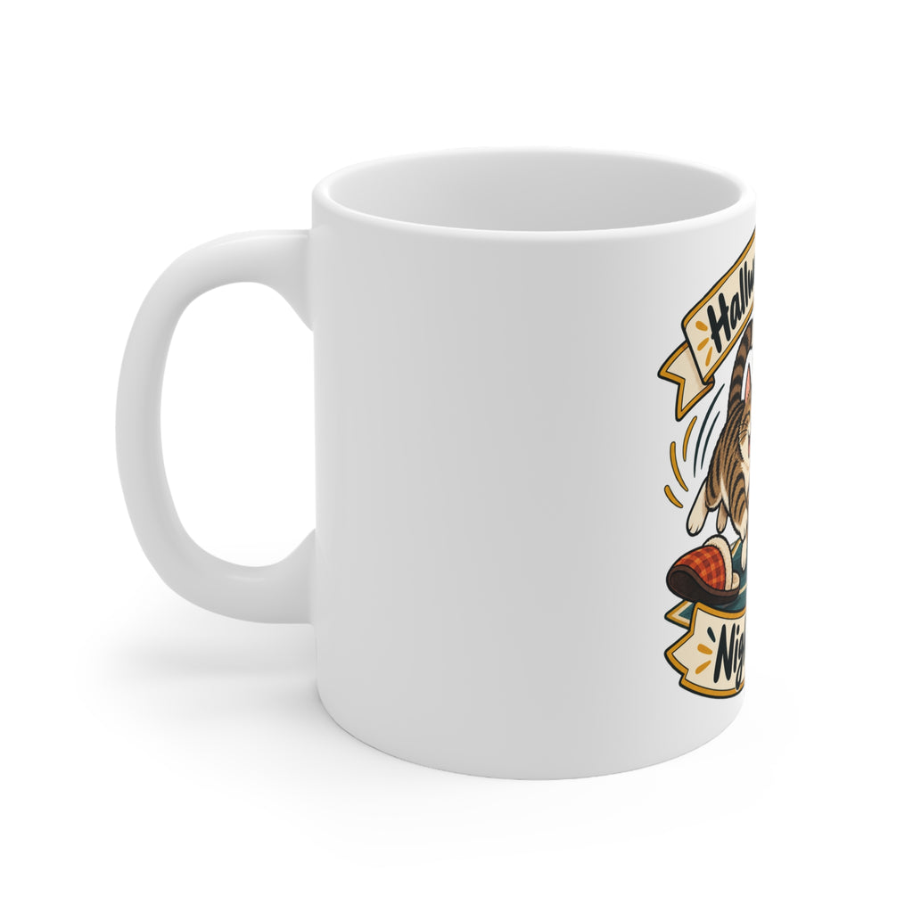 Hallway Zoomies, Night Shift | Funny Cat Owner Mug | Banterpip