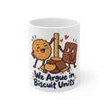 We Argue in Biscuit Units | Funny Partner Mug Gift | Banterpip