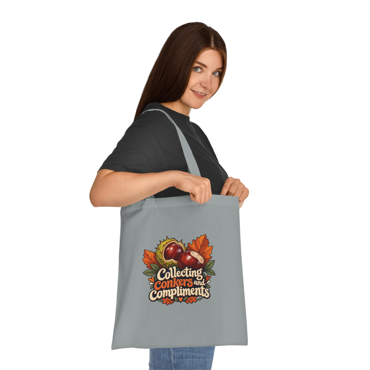 Collecting conkers and compliments | Original Tote Gift | Banterpip