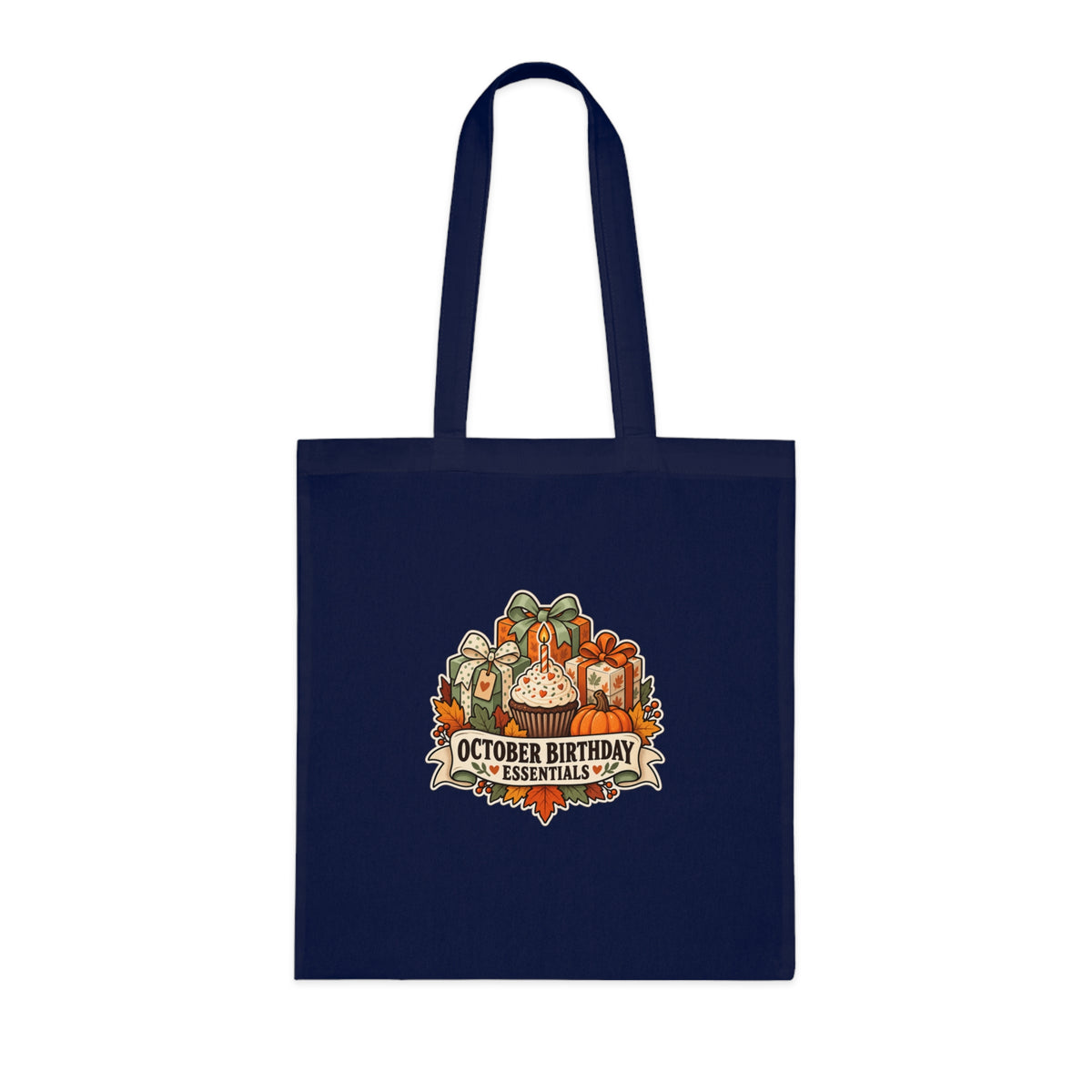 October Birthday Essentials | Autumn Gift Cotton Tote | Banterpip