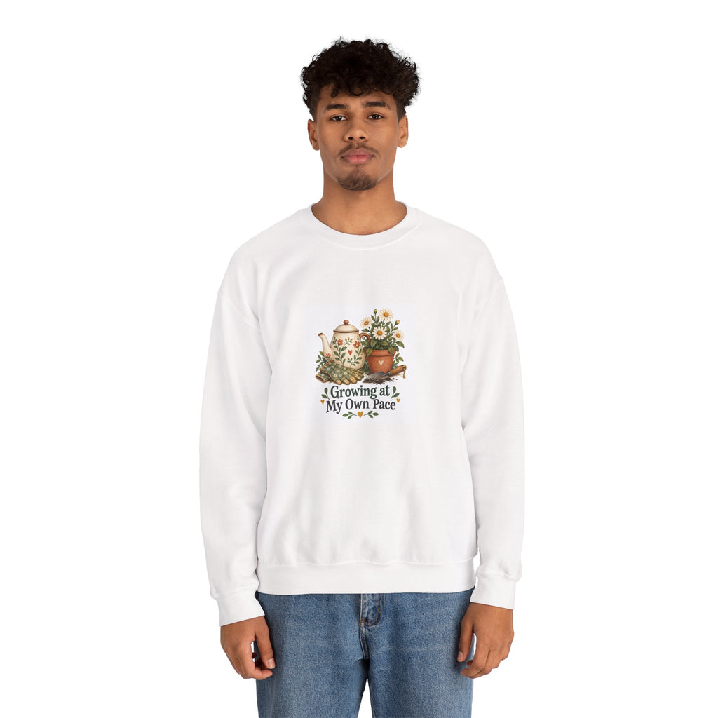 Growing at My Own Pace | Gardening Sweatshirt Gift | Banterpip