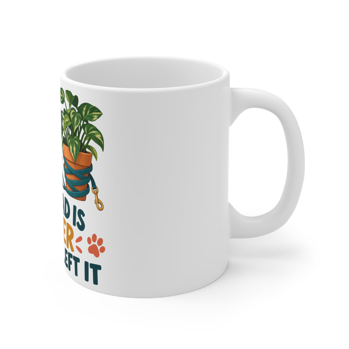 The Lead Is Never Where I Left It | Funny Dog Owner Mug | Banterpip
