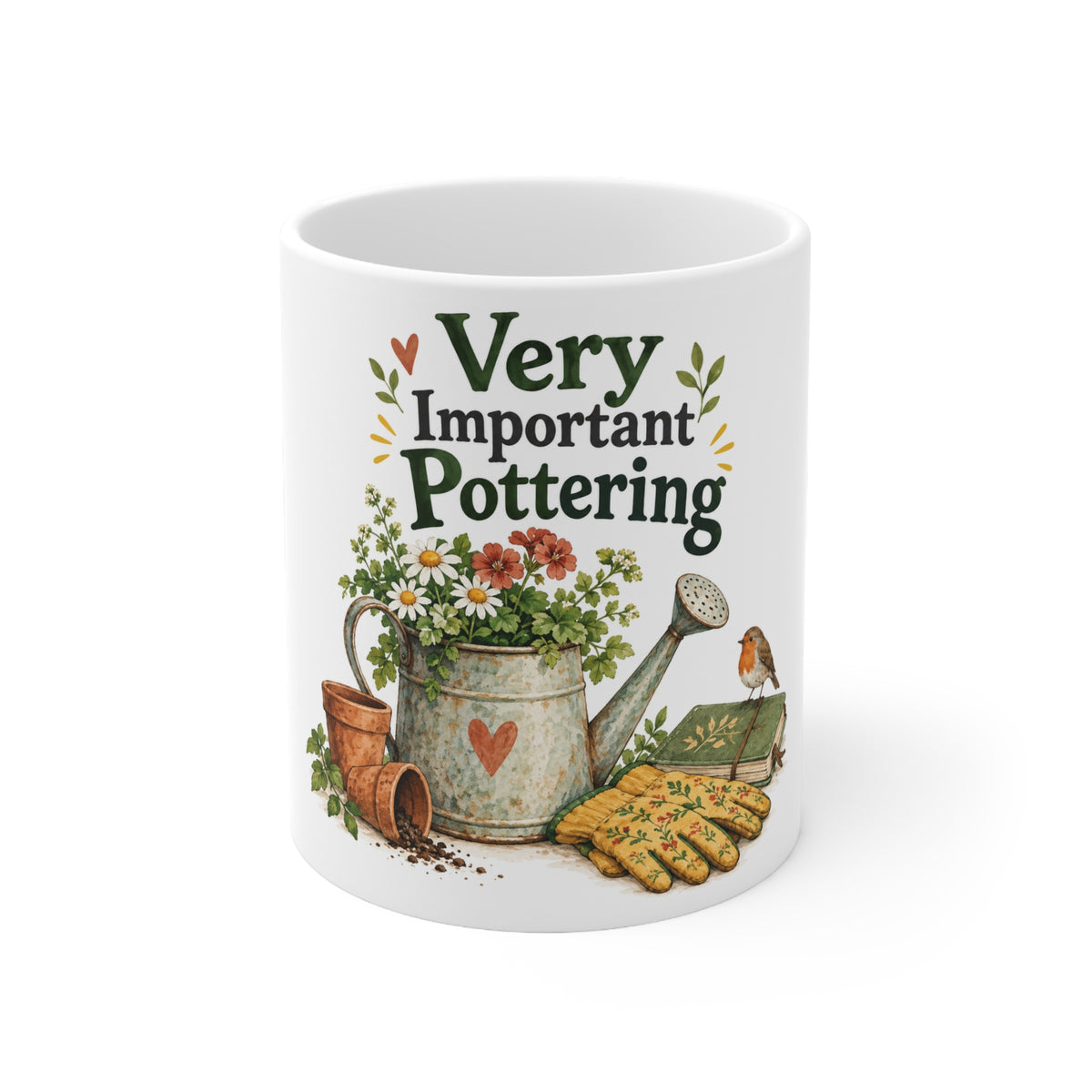 Very Important Pottering | Funny Gardening Mug | Banterpip