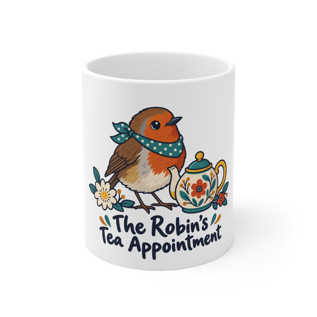 The Robin's Tea Appointment | Original Mug Gift | Banterpip