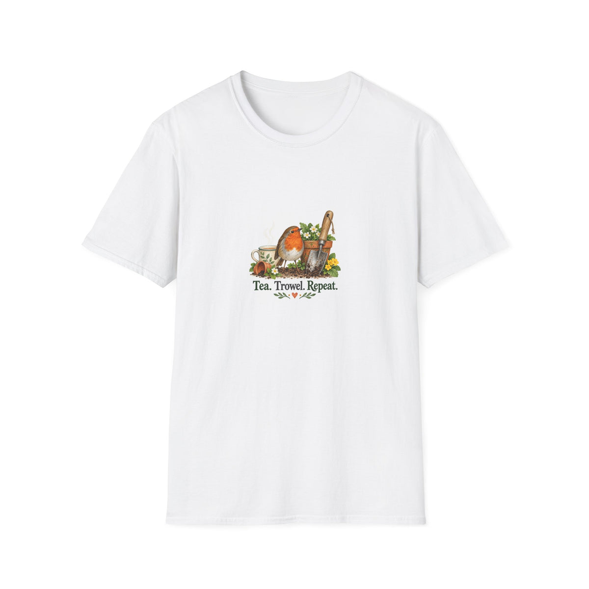 Tea. Trowel. Repeat. | Gardening T-Shirt Gift | Banterpip