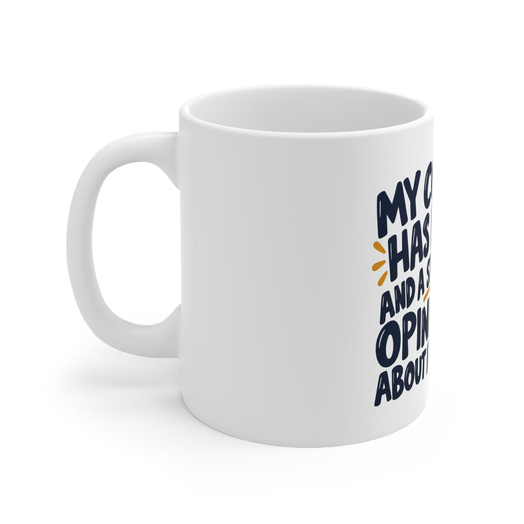 My Commute Has Pedals and a Strong Opinion About Rain | Funny Cycling Mug | Banterpip