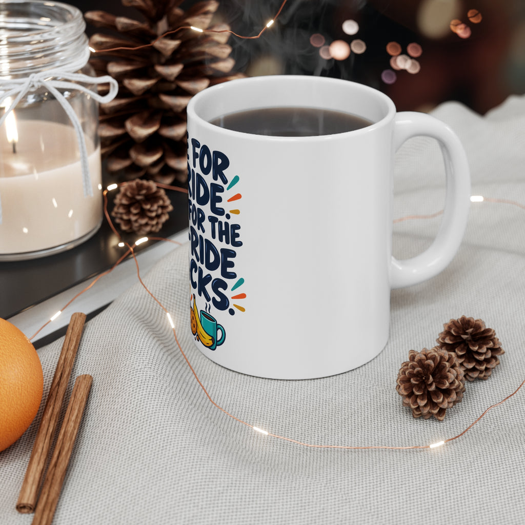 I Came for the Ride. I Stayed for the Post-Ride Snacks. | Funny Cycling Mug | Banterpip