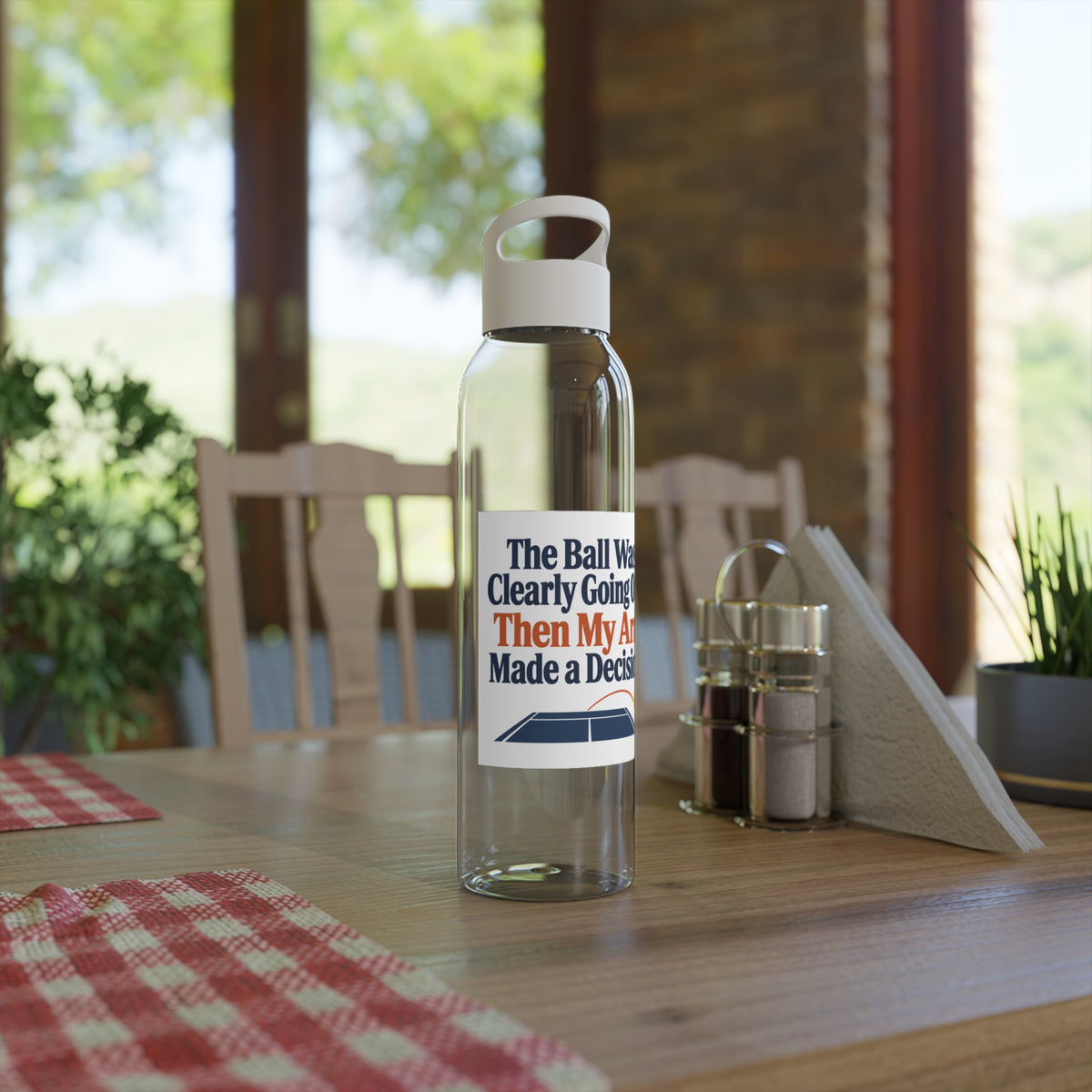 The Ball Was Clearly Going Out. Then My Arm Made a Decision. | Pickleball Water Bottle Gift | Banterpip