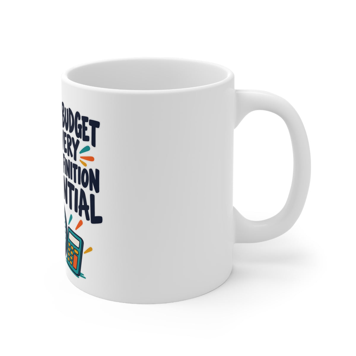 My Bicycle Budget Uses a Very Creative Definition of Essential | Funny Cycling Mug | Banterpip