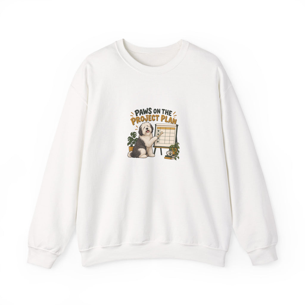 Paws on the Project Plan | Dog Owner Sweatshirt Gift | Banterpip