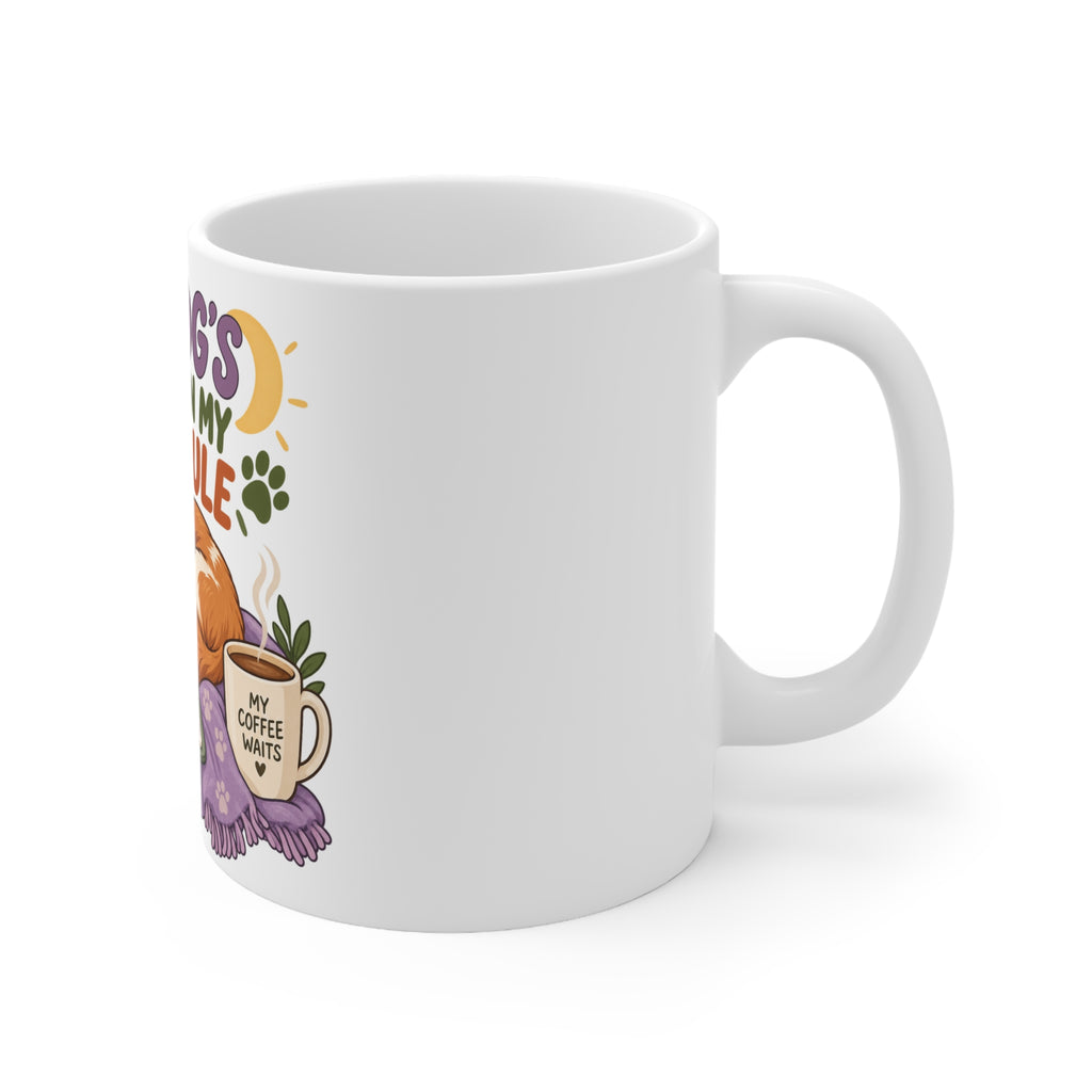 My Dogs Nap Is on My Schedule | Funny Dog Owner Mug | Banterpip