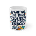 I Came for the Ride. I Stayed for the Post-Ride Snacks. | Funny Cycling Mug | Banterpip