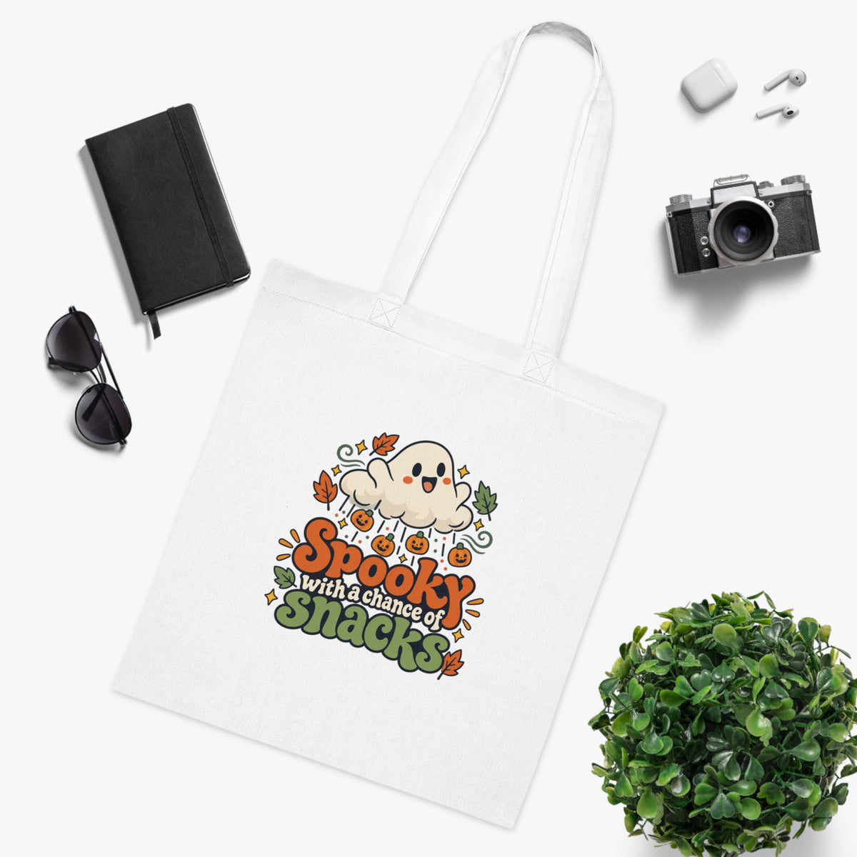 Spooky with a chance of snacks | Original Tote Gift | Banterpip