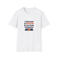 Pickleball T-Shirt, Funny Kitchen Rule Design, White Cotton