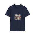 Funny Running T-Shirt, Detailed Scenery Reviews, Adult Runner Gift, Navy or Forest Green