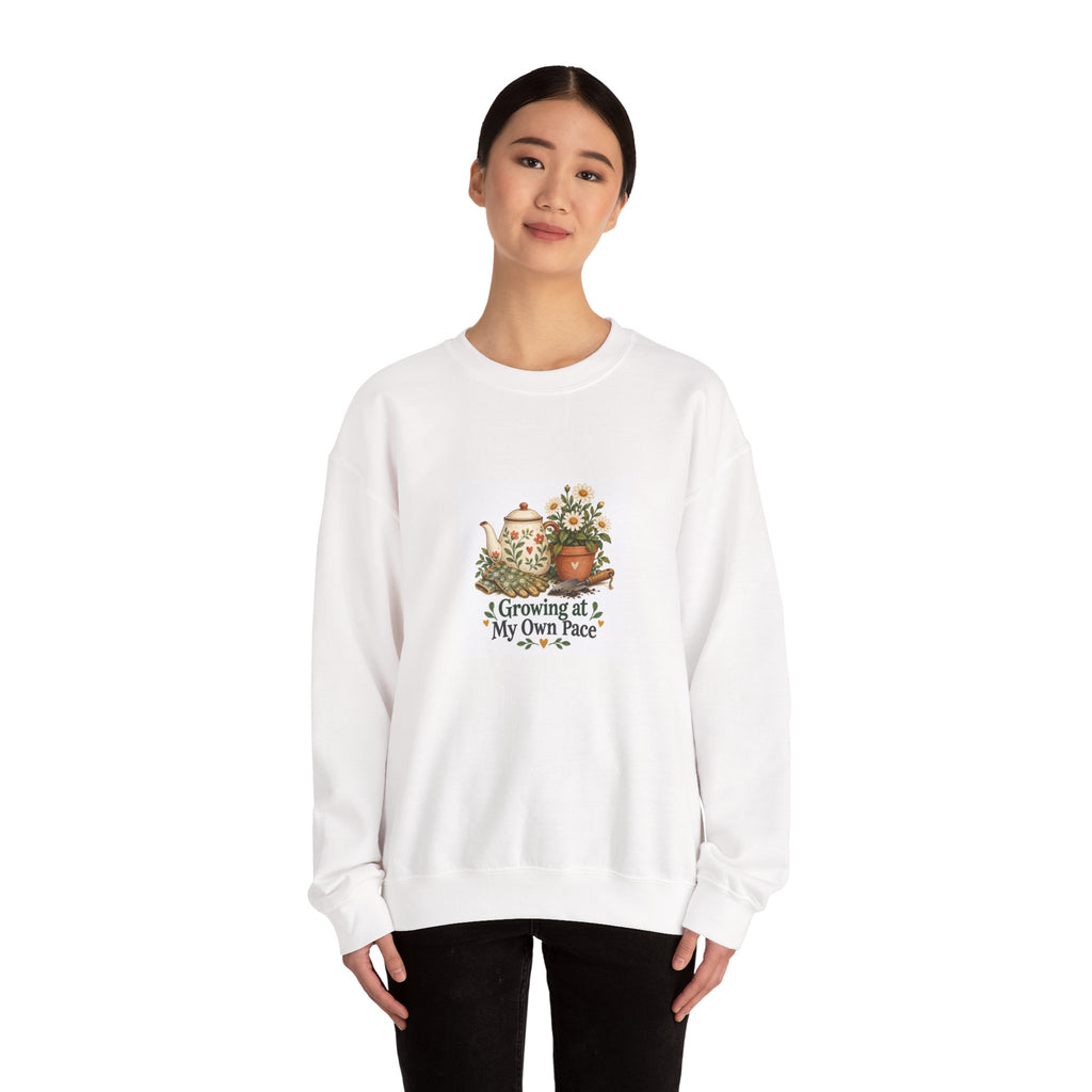 Growing at My Own Pace | Gardening Sweatshirt Gift | Banterpip