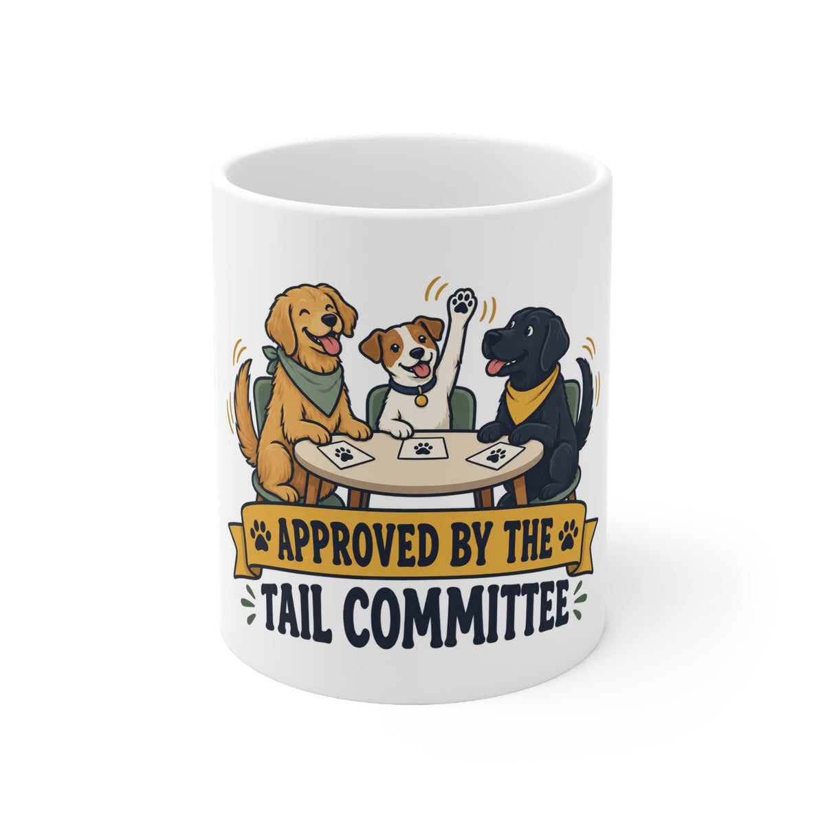 Approved by the Tail Committee | Funny Dog Owner Mug | Banterpip