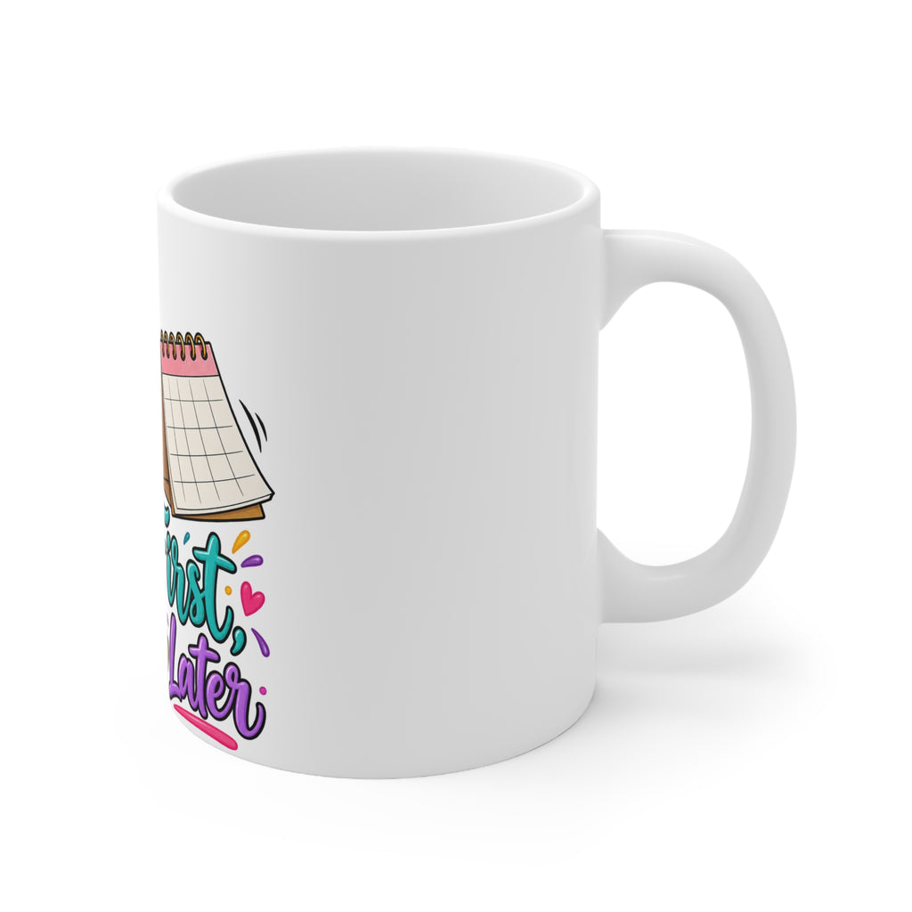 Cake First, Calendar Later | Funny Birthday Mug Gift | Banterpip