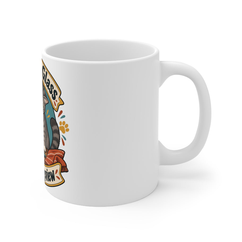 The Water Glass Is Under Review | Funny Cat Owner Mug | Banterpip
