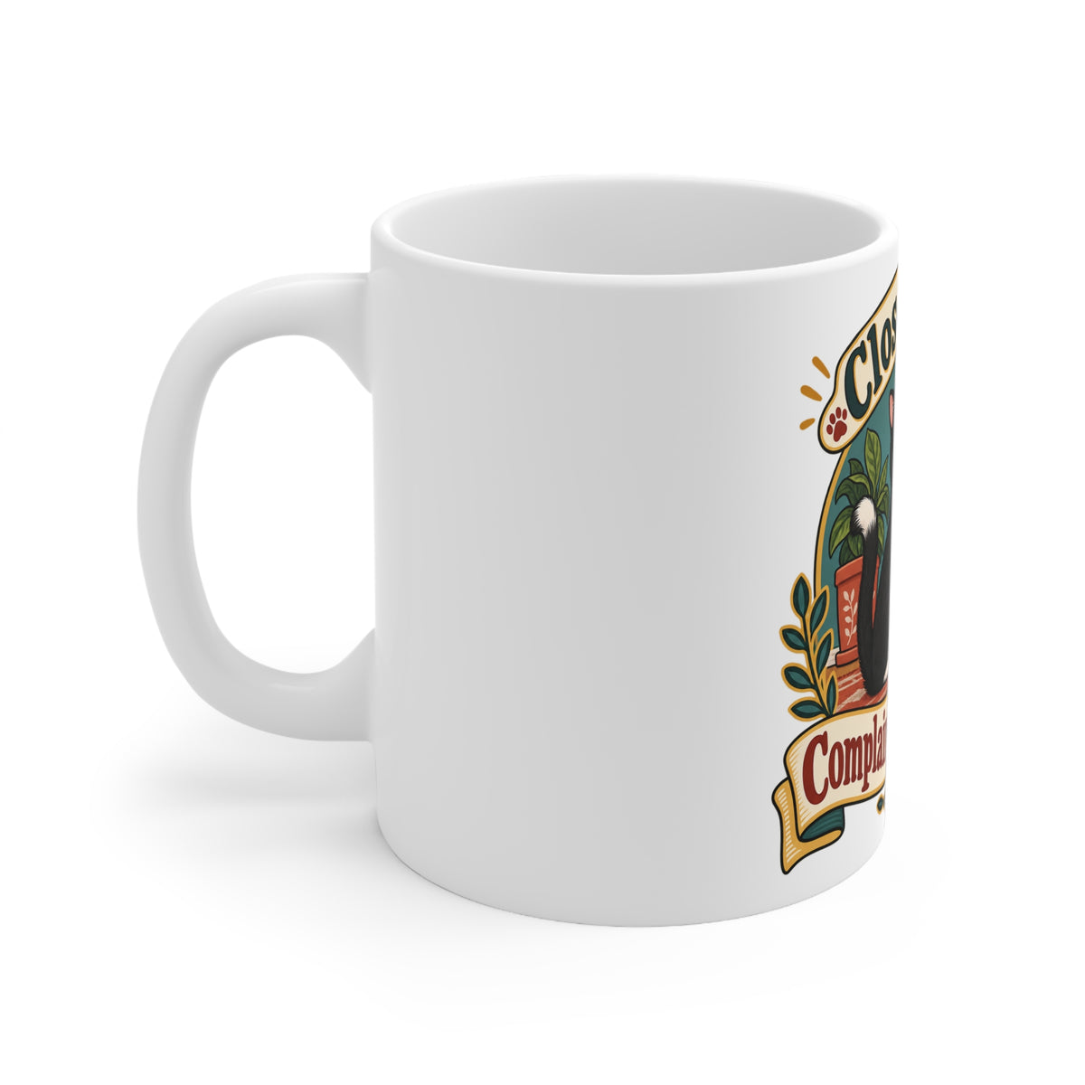 Closed Door Complaint Department | Funny Cat Owner Mug | Banterpip