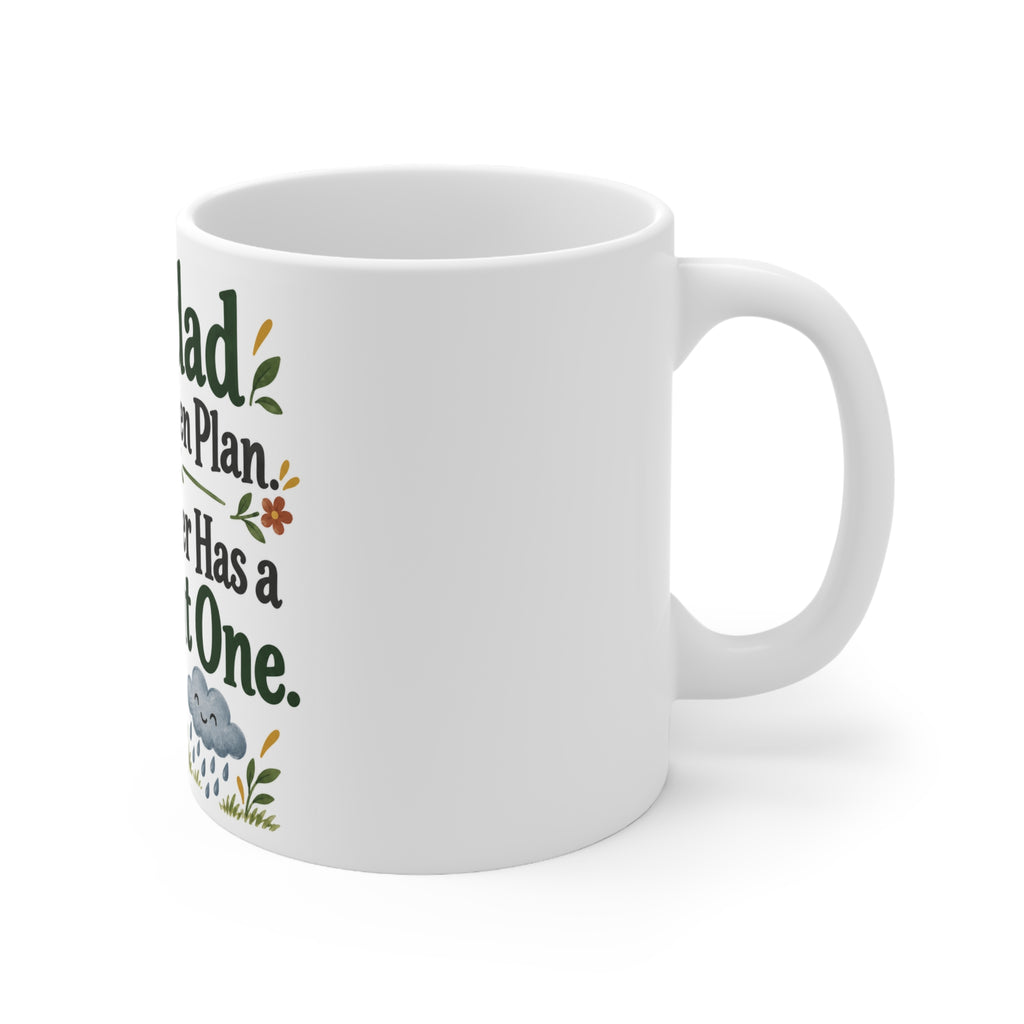 Grandad Has a Garden Plan. The Weather Has a Different One. | Funny Gardening Mug | Banterpip