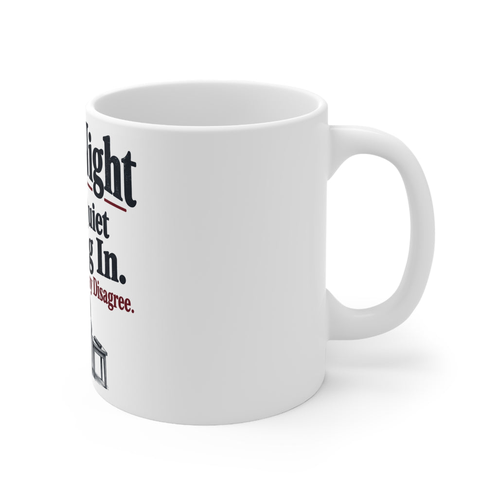 Fight Night Is My Quiet Evening In. The Neighbours May Disagree. | Funny Boxing Mug | Banterpip