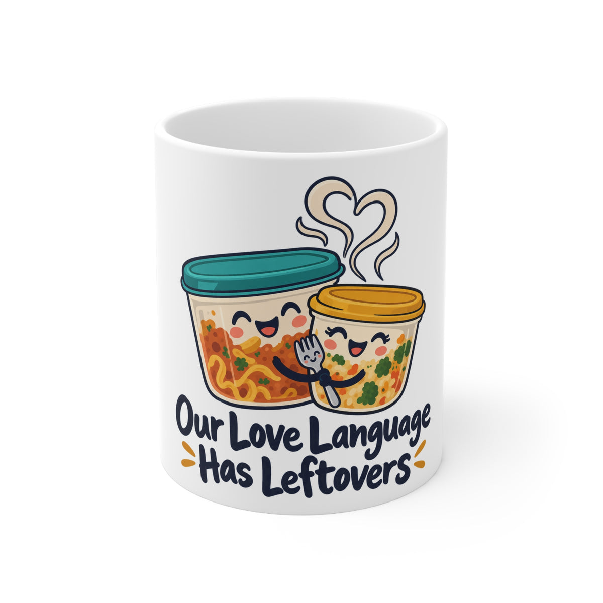 Our Love Language Has Leftovers | Funny Partner Mug Gift | Banterpip