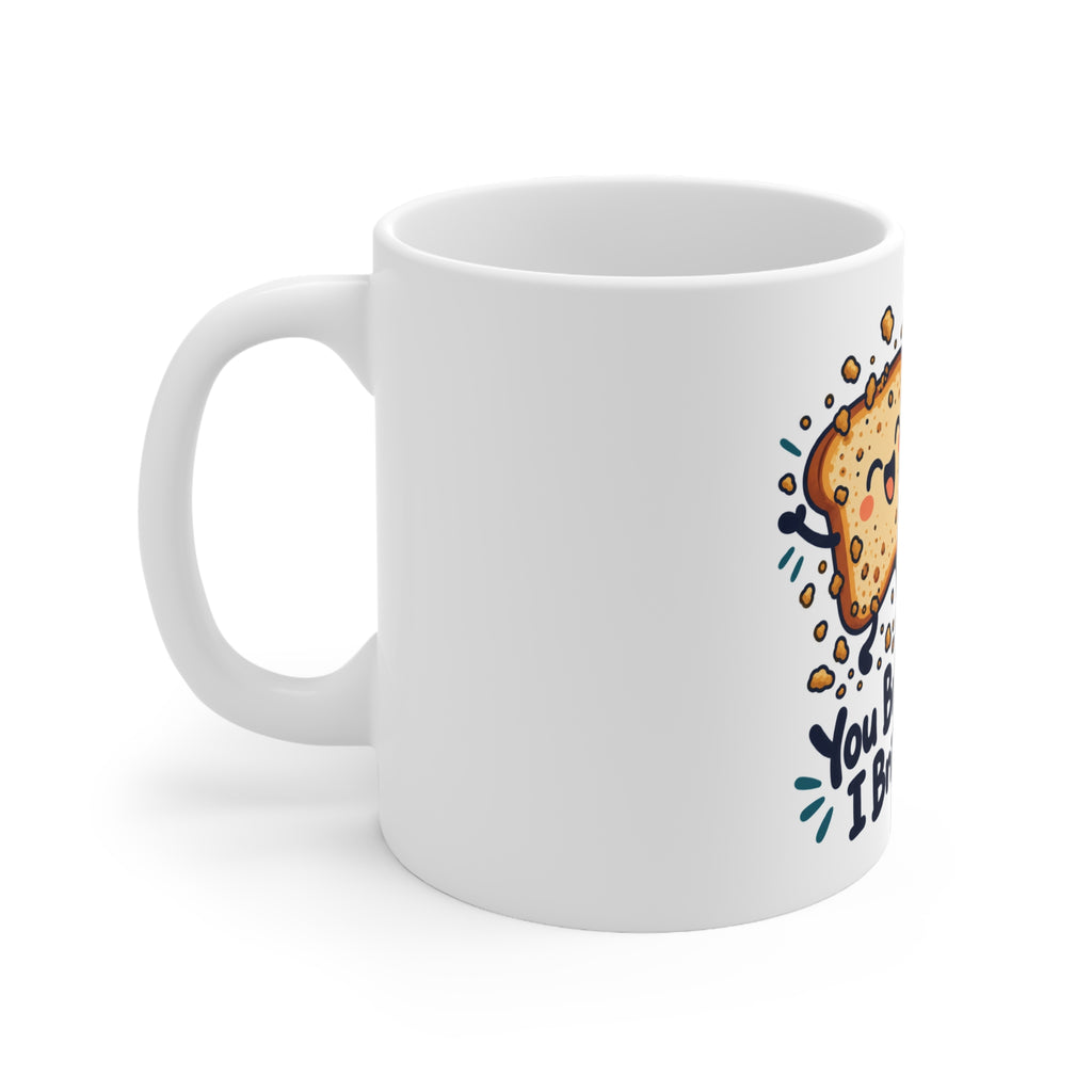 You Bring Chaos, I Bring Toast | Funny Partner Mug Gift | Banterpip